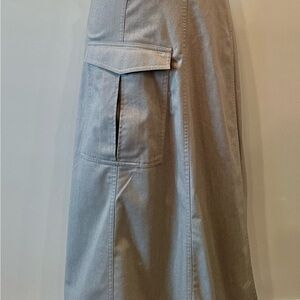 Zara Gray/toupe  wrap around skirt.
